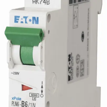 Disjoncteur Eaton C/4A 1P+N 6kA 1UM 