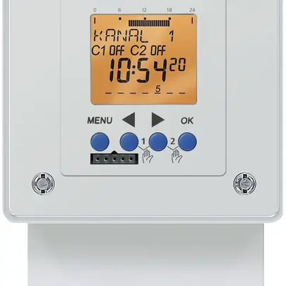 Timer digitale AP Theben, 2-canale TR 636 