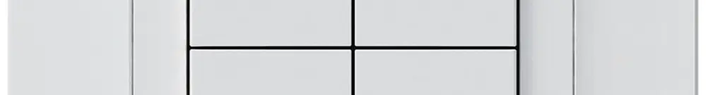 Poussoir pour stores KNX ENC Hager BA kallysto.pro C quadruple 94×94mm blanc 