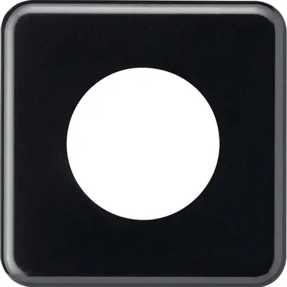 En-tête ENC Hager basico 1×1 86×86mm noir 