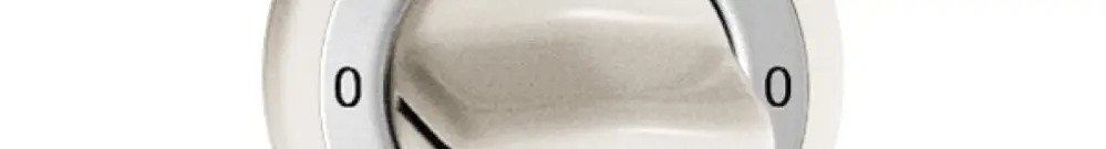 Frontset 0-Lavatrice-0-Tumbler für Drehschalter weiss FH 