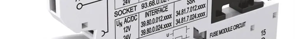 Relè accoppiam.AMD Finder 39 Maste RTIMER, 1Ch 6A/24VUC SSR morsetti a vite 