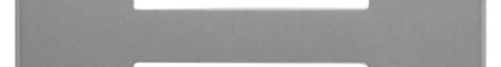 UP-Kopfzeile Legrand Arteor 1×4 horizontal 269×92mm Soft Alu 