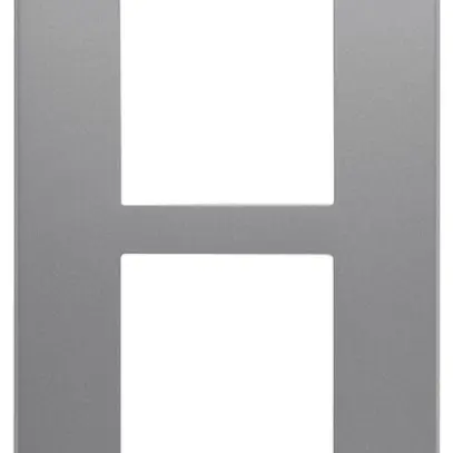 Intestazione INC Legrand Arteor 1×4 orizzontale 269×92mm Soft Alu 