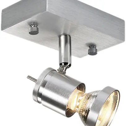 Plafonnier/Applique SLV ASTO, GU10 75W IP20 alu brossé 