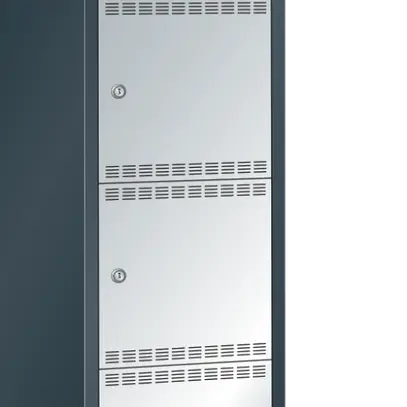 Armoire de charge batterie avec casiers (L×P×H) 415×580×1790 mm 1×4 casiers 