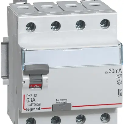 Disgiuntore monoblocco Legrand 4P 40A 30mA tipo A, 5 pezzi 