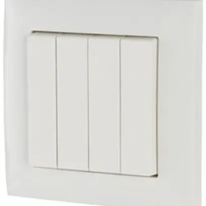 Pulsante RF AP Eaton xComfort 4 volte 85×85×12mm bianco 