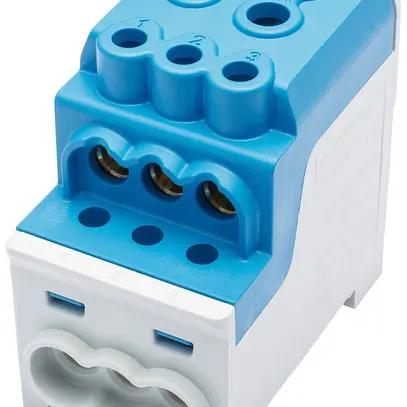 Blocco di distribuzione Bals UBV TYP C 1P 200A 1×ingr 6×usc 1.5…35mm² 6…70mm² bl 