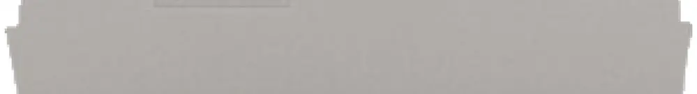 Abschlusswand WAGO TopJob-S grau zu Serie F 2002-1871/1874 