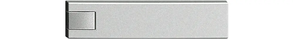 Tasto 1/4 KNX/elettronic.s.LED EDIZIOdue comando semplice silver 