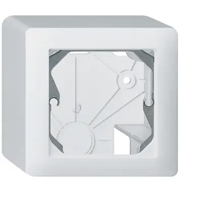 Intestazione AP Hager kallysto 1×1 86×86mm bianco 