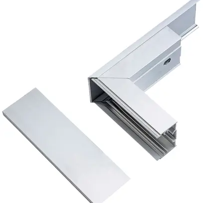 Ausseneck ELBRO für Kabelkanal 45×30mm Aluminium silber eloxiert 