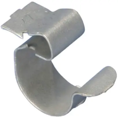 Support de câble Caddy Snap Clip Ø12–14mm rebord 8–12mm, acier à ressort ARMOUR 