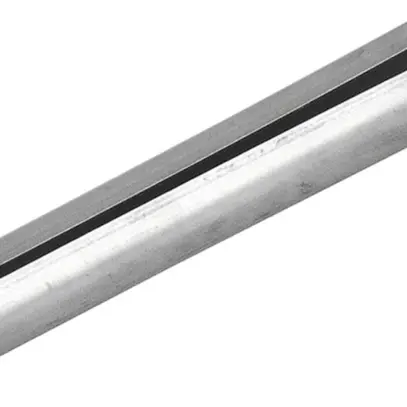 Tubo di protezione  1/2" AL 53, tagli longitudinale, acciaio inossidabile A2 