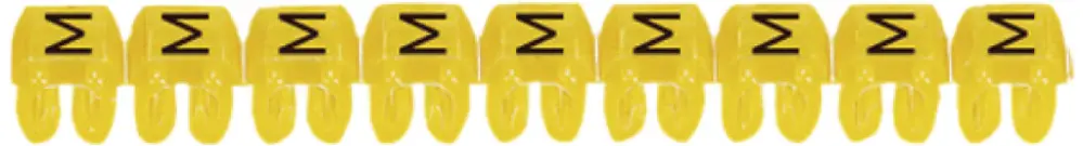Anello-riferimento Legrand CAB 3, per 0.5…1.5mm² stampa: 'M', giallo 