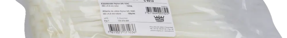 Fascetta marKing 4.8/202mm bianco 