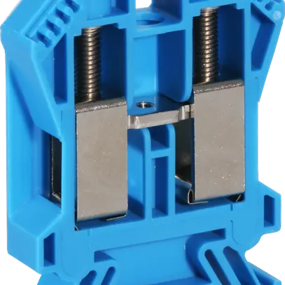 Morsetto di passaggio componibile WZ 25…50mm² 125A 1000V vite 2×1 DIN 35mm bl 