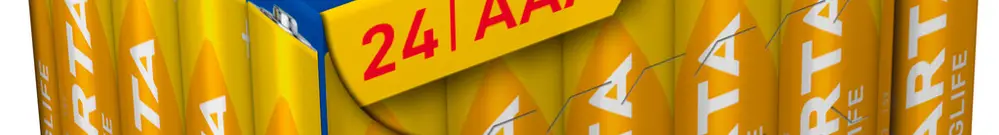 Batterie VARTA Consumer Longlife AAA alcaline manganèse 1.5V boîte à 24 pièces 