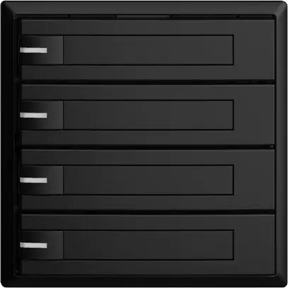 Pulsante KNX RGB EDUE, 250mW, c.LED RGB, c.carta, 4×pulsante, com.1×tasto, ne 