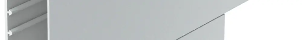 Dérivation T Bettermann 400×170×80mm, PVC, gris clair, 7035 