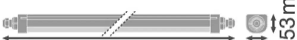 Lampada per locali umidi LED LEDVANCE DP COMP TH 62W 7500lm 4000K IP66 