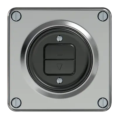 Pulsante tapparelle ELEMENT 1P 2 tasti alluminio 