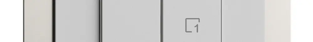 Stazione secondaria INC 1K/2T per interruttore scena Edue Wiser grigio chiaro 