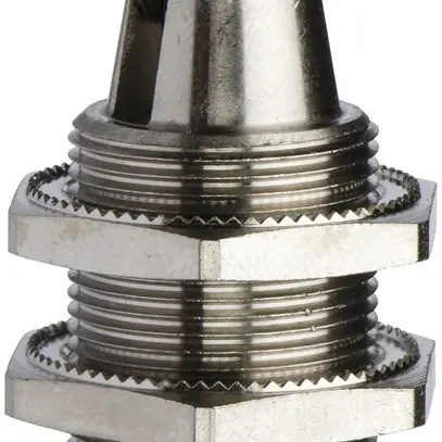 Poussoir à galet OsiSense ZCEH2 avec rouleau métallique, fixation frontal M18 