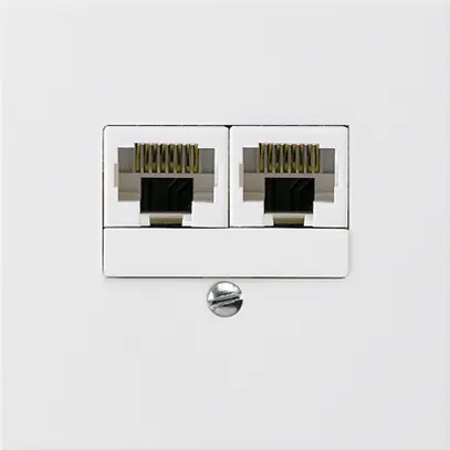 Scatola INC kallysto 2×RJ45u separato bianco 
