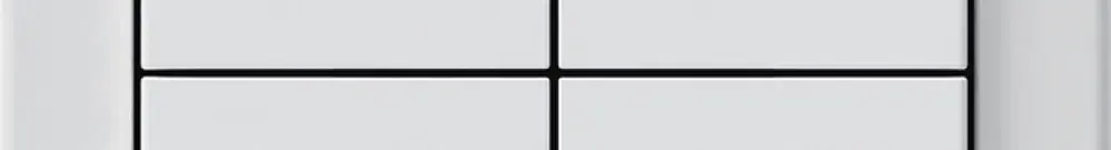 Poussoir KNX Hager BA basico A quadruple 58×58mm blanc 