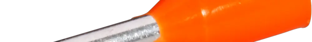 Embout de câble type A isolé 0.5mm²/6mm orange 