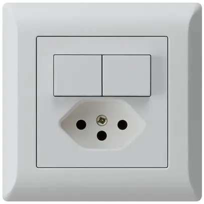 Combinazione INC 2×A-R/1P+T13 grigio chiaro kallysto.line con protezione bambini 