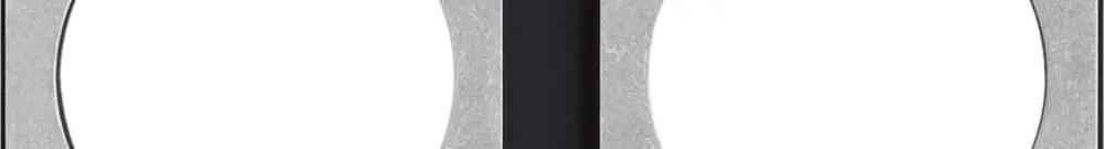 En-tête ENC robusto 1×2 anthracite 