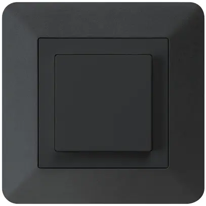 Interruttore INC kallysto.trend 3/1L nero 