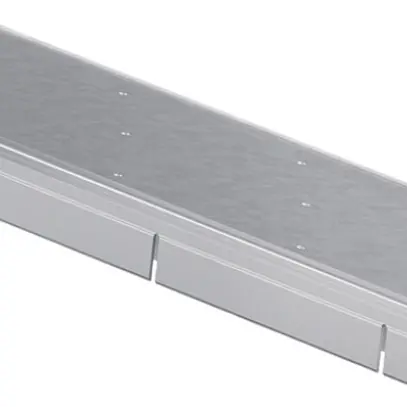 Couvercle tehalit BKB supérieure vasque avec brosse p.canal de sol 300×1000×3mm 