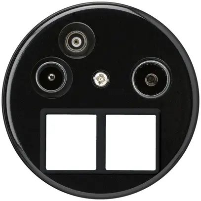 Presa d'antenna TV-R-Dati basico HMS A 2GHz 10.5db nero 