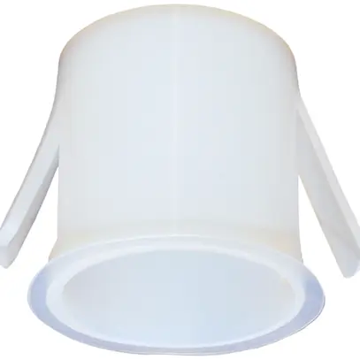 Cappuccio di protezione ELBRO in silicone max.35W Ø75mm trasparente 