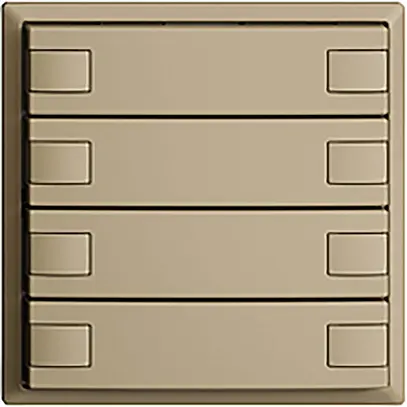 Pulsante INC KNX 4×EDIZIOdue sand RGB senza LED 