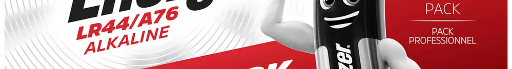 Knopfzelle Alkali Energizer LR44/A76, 1.5V, Box à 12 Stück 