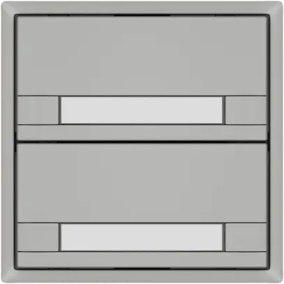 Poussoir KNX RGB EDIZIO.liv SNAPFIX® capteur temp.s.LED étiqu.2× comm.2T grc 