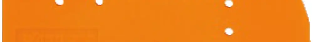 Paroi de fermeture WAGO 1mm orange WAGO 