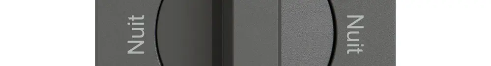 Montageset EDIZIO.liv SNAPFIX® f.Drehschalter m.Griff Nuit-Jour-Nuit-Jour dgu 