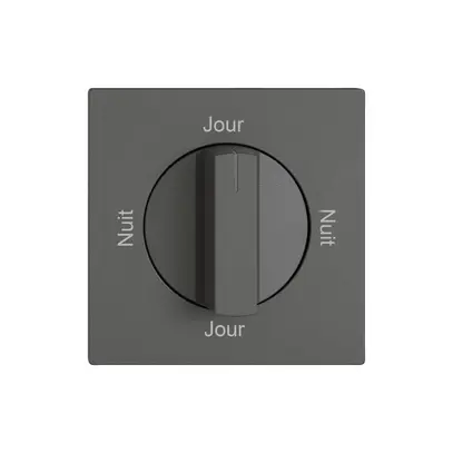 Montageset EDIZIO.liv SNAPFIX® f.Drehschalter m.Griff Nuit-Jour-Nuit-Jour dgu 
