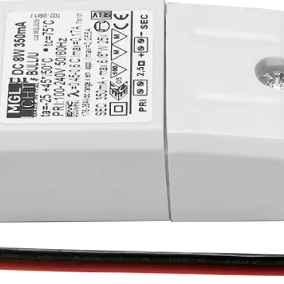 LED-Konverter 8W, 350mA, on/off mit Stecker, 68 x 35 x 21mm 