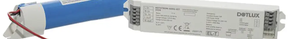 Kit per lampada d'emergenza DOTLUX 3.6W 3h LiFePO4 6.4V LED AT 