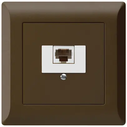 Boîte ENC kallysto.line 1×RJ45u brun 