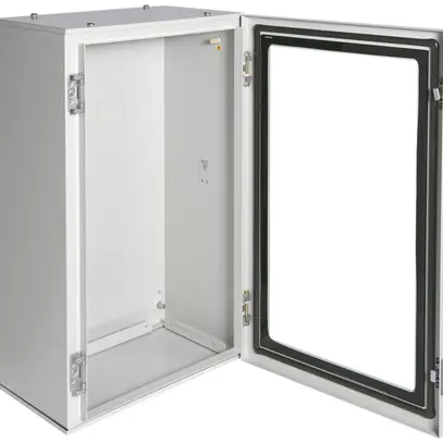 AP-Verteiler Hager Orion.Plus Stahl 400×650×250mm IP65 SKI Doppelbart hgu m.Tür 