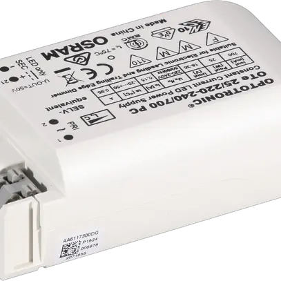 Alimentazione a corrente costante OTe 25, per LED 700mA 25W 240V 