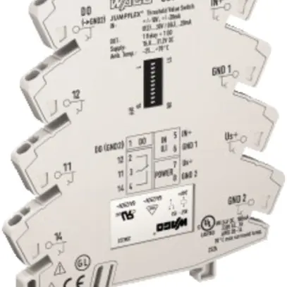 Convertitore di misura WAGO JUMPFLEX entrata analog., 1Ch 